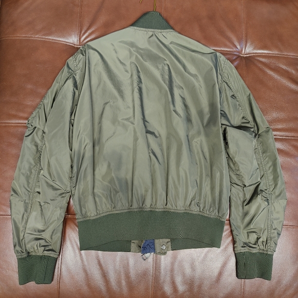 Green Moncler bomber jacket size 1 - Picture 13 of 14